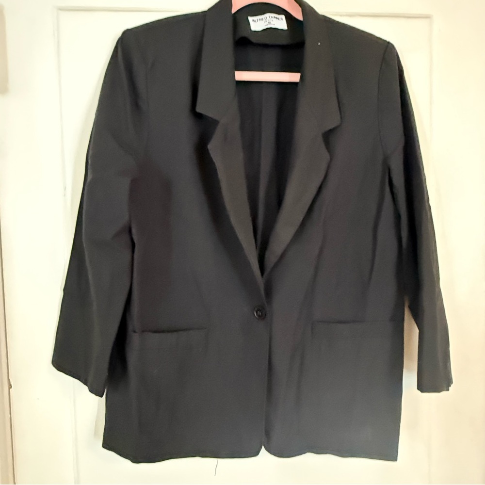 Alfred‎ Dunner Classic Black Blazer